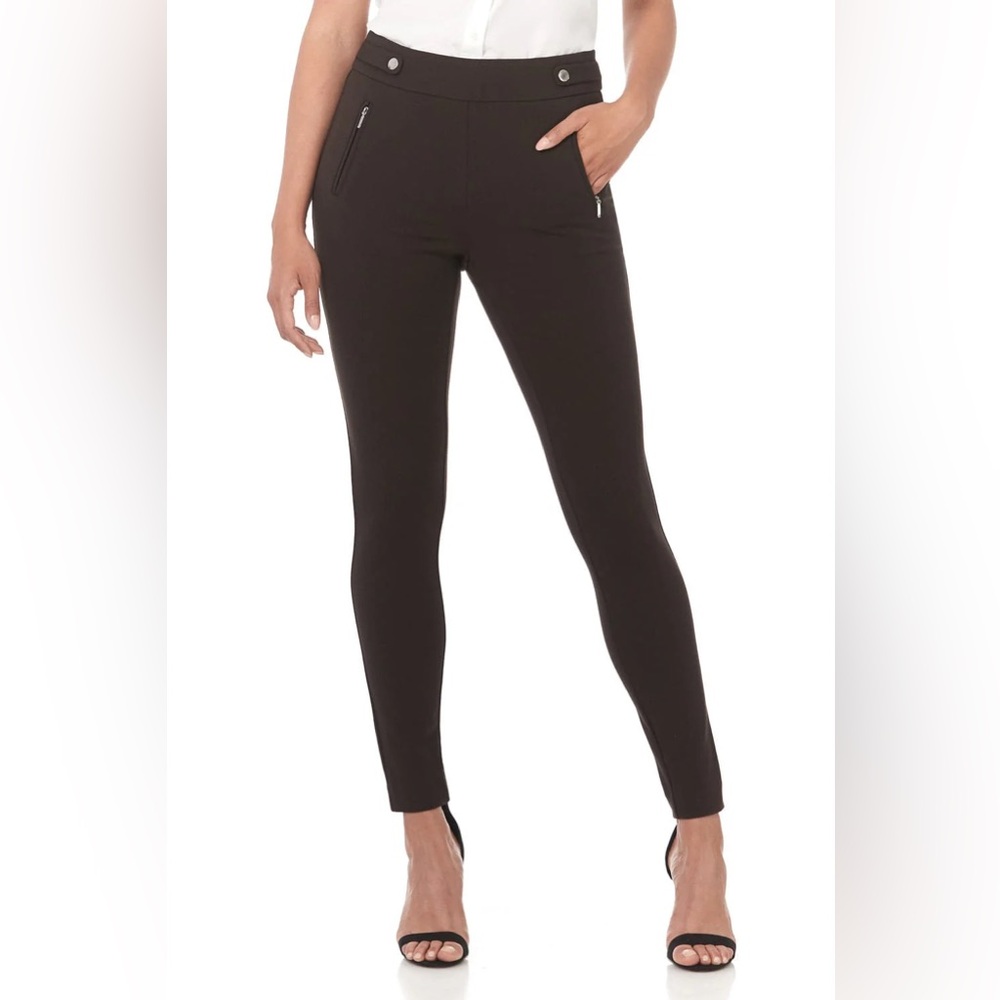 NWOT Rekucci Secret Figure Brown Women's Slim Pants, size 10